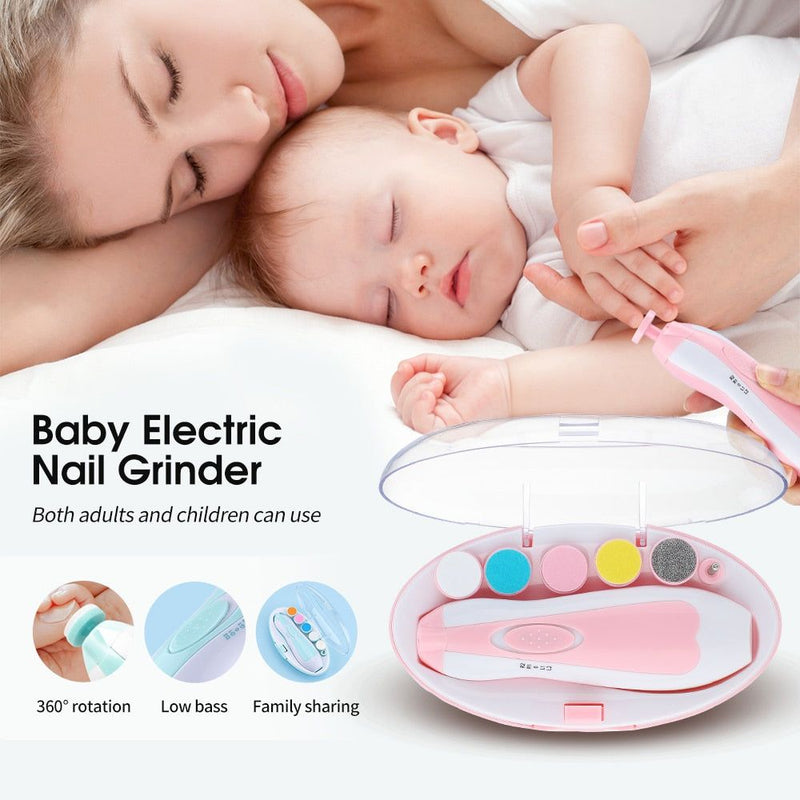 Electric Baby Nail Trimmer with Grinding Heads for Newborn Infant and  Toddler – Evercrafted